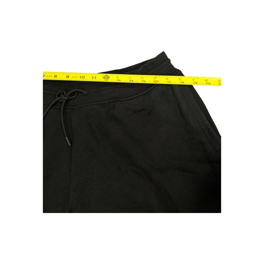 Guess Mens Black Fleece Sweat Shorts XL Drawstring Logo